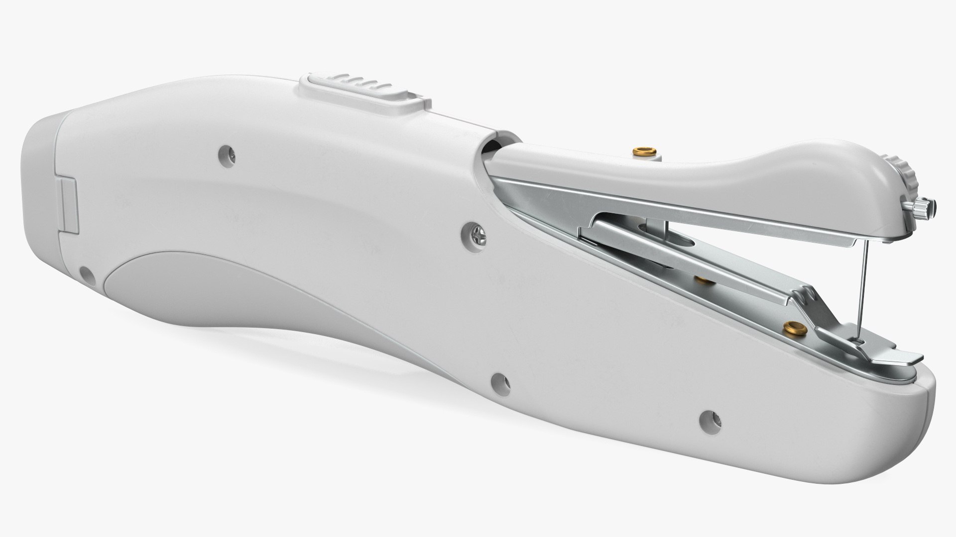 3D Designer Portable Sewing Machine White Model - TurboSquid 2143070
