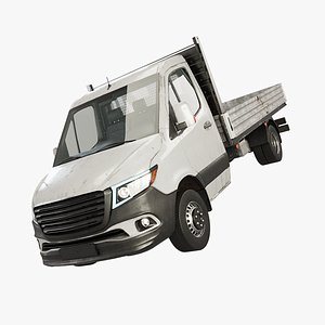 Modern Utility Pickup Truck Usage Wear 3D model