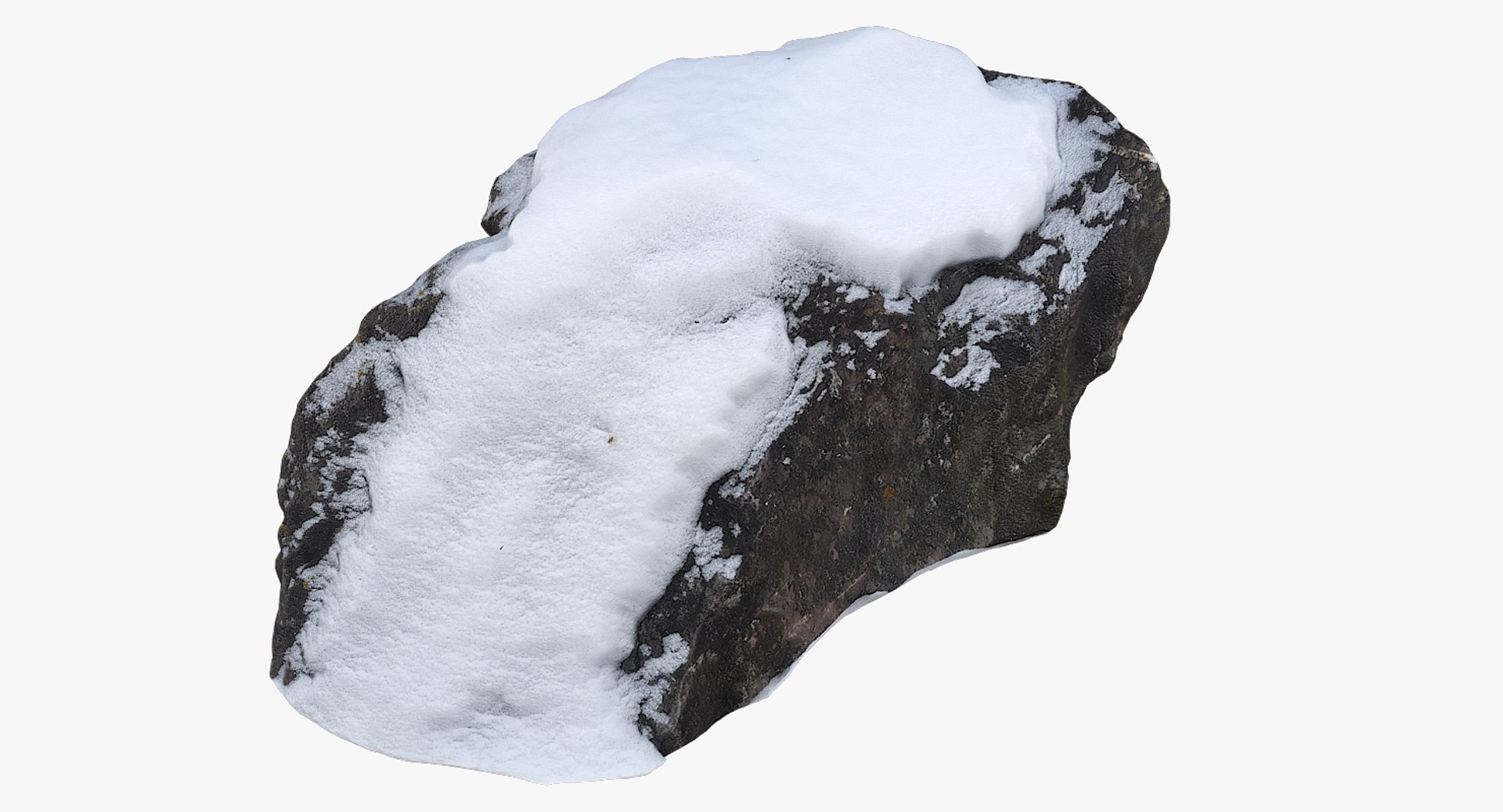 Nature Snow Elements Rocks 04 3D Model - TurboSquid 1822668