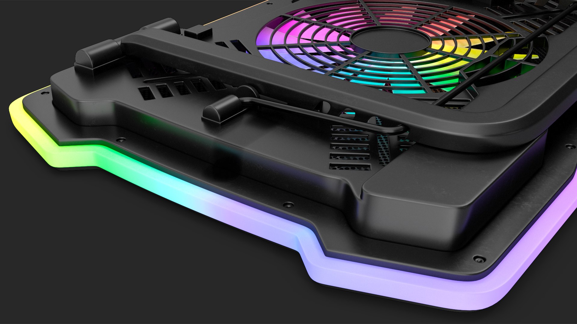 3D Gaming Laptop Cooling Pad On State model https://p.turbosquid.com/ts-thumb/RL/26Nf71/mD/gaminglaptopcoolingpadonstatec4dmodel021/jpg/1675928264/1920x1080/fit_q87/3fb09cc5ba07fe7560a90de494659a596aed922d/gaminglaptopcoolingpadonstatec4dmodel021.jpg