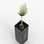 Vaso moderno 046 con fiore