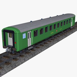 sbb 2nd class passenger wagon - einheitswagen model