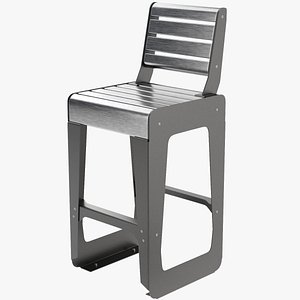 3D Outdoor Chair model