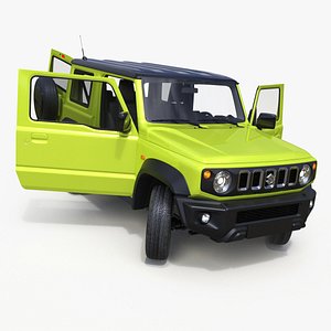 Suzuki Jimny 2025 Three Door SUV Green Rigged