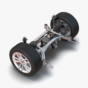 SUV Back Suspension 3D Model