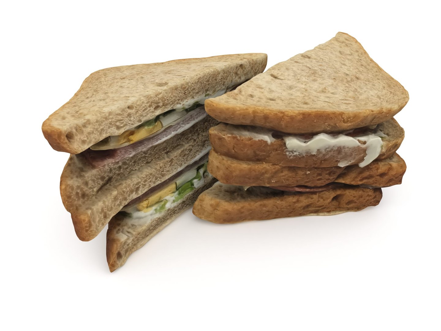 Food sandwich 3D model - TurboSquid 1650878