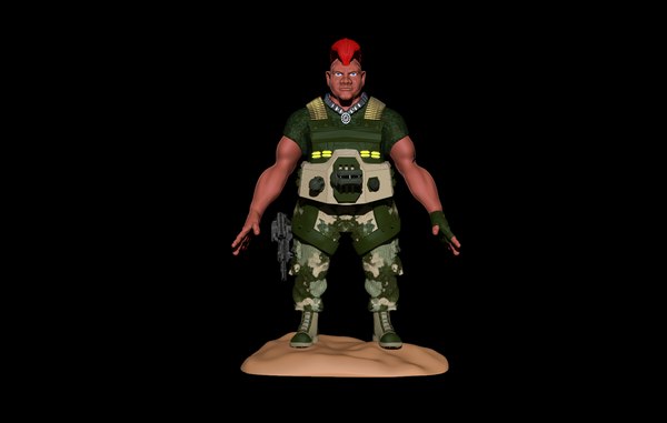 modelo 3d COMMANDO - TurboSquid 1896801