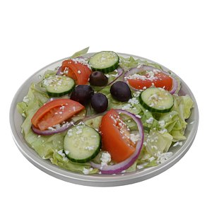 food greek salad 3D