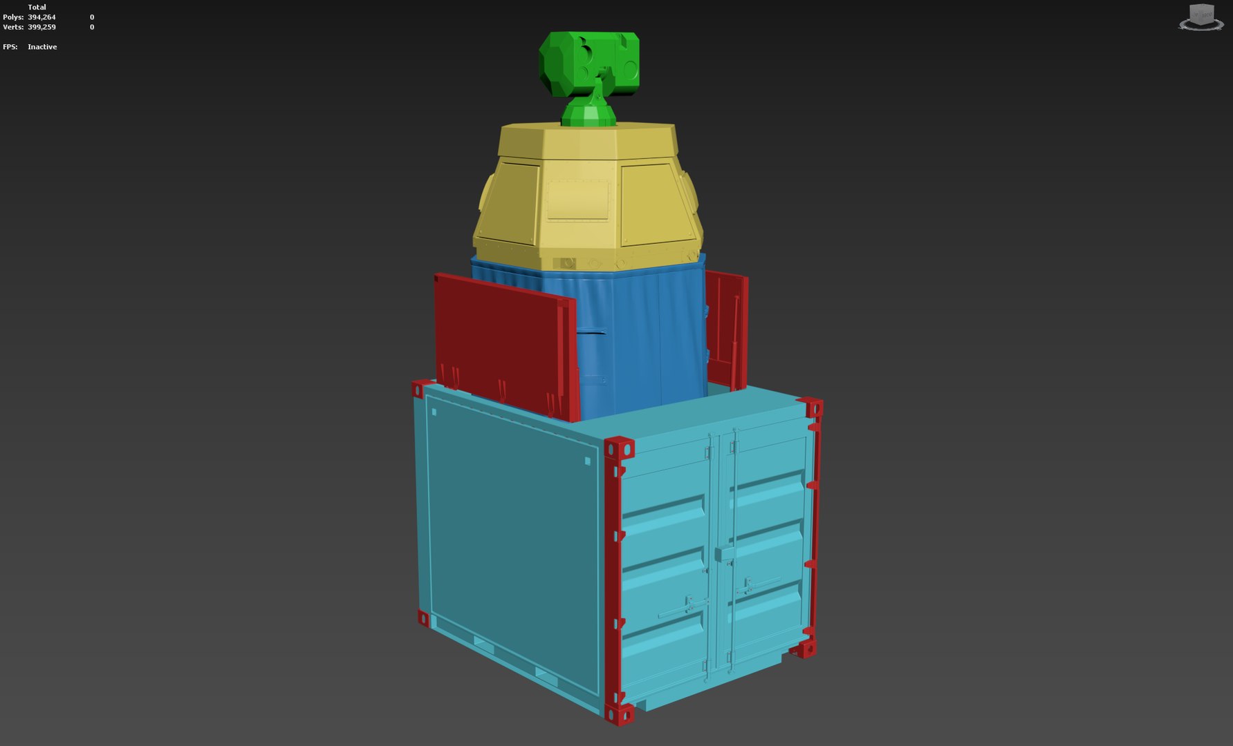 3D Oerlikon Multi Sensor Unit - MSU Model - TurboSquid 2354928