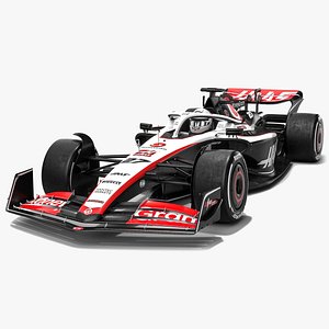 3D Haas VF-23 F1 Team Livery Presentation 2023 Formula 1 model