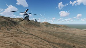 mountain valley caleta lobos 3D model