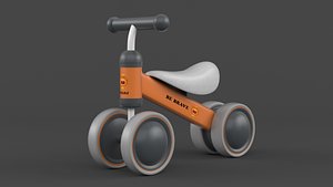 Baby Balance Bike 3D
