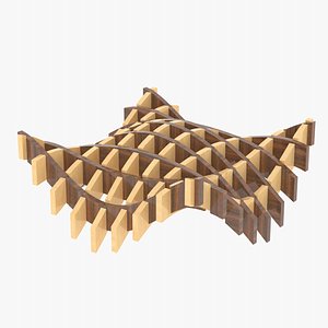 3D Jellyfish Pavilion 03 Beams model