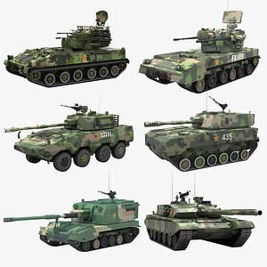 China Infantry Fighting Vehicle Series 02 3D