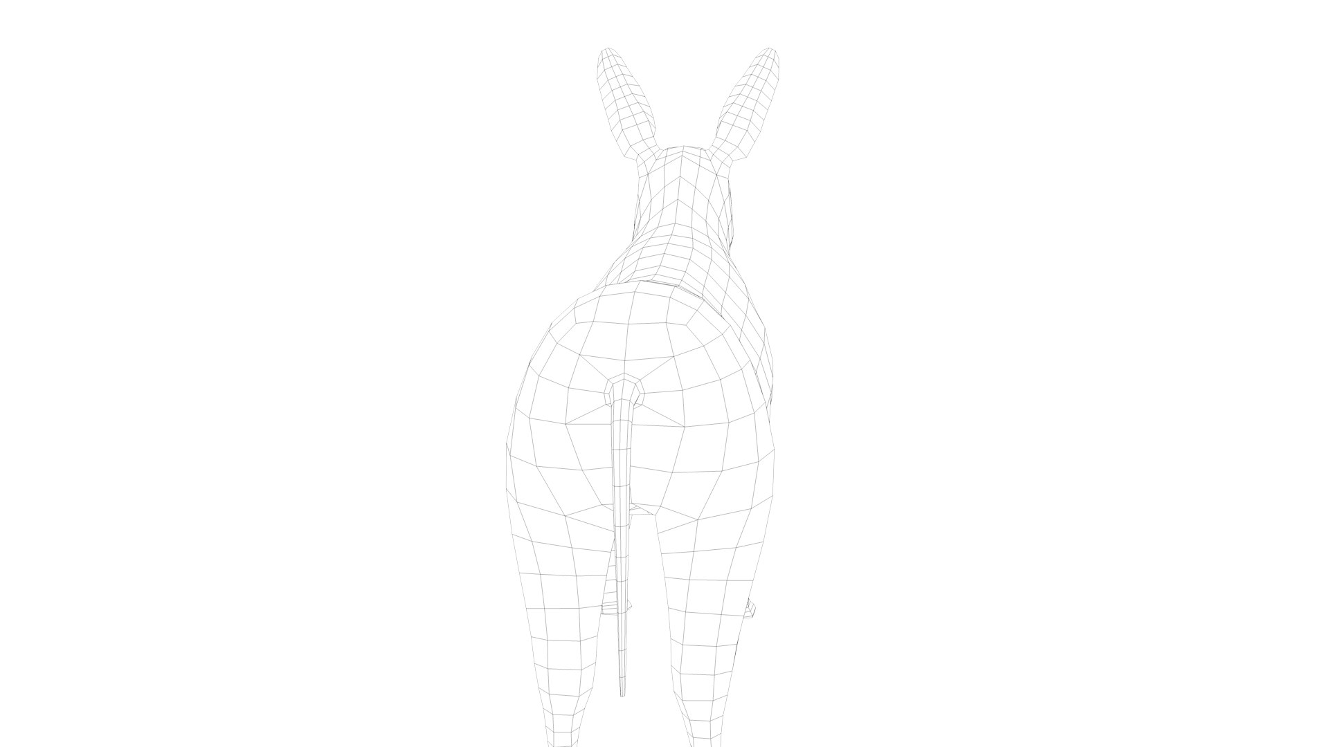 Geometric Donkey Animation Model - TurboSquid 1631785