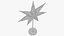 Standing Christmas Paper Stars Collection V1 3D model