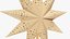 Standing Christmas Paper Stars Collection V1 3D model