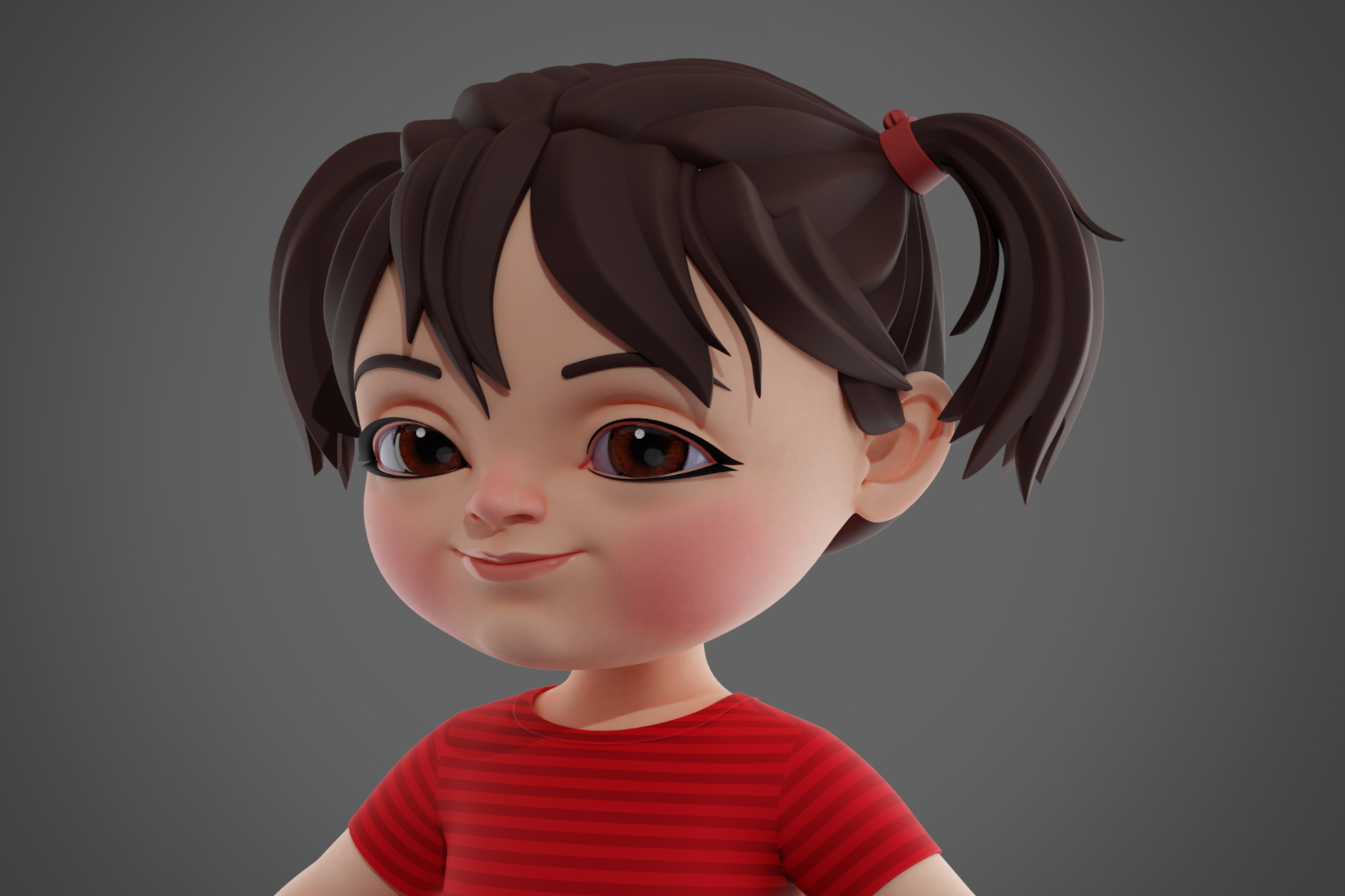 3D Little Girl model - TurboSquid 1767564