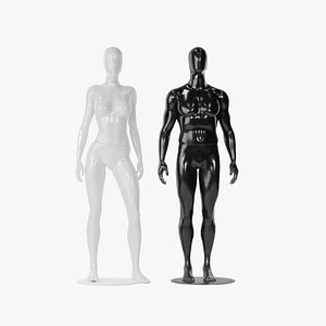 Female and Male Mannequins