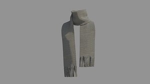 Scarf - High Neck Collar 3D