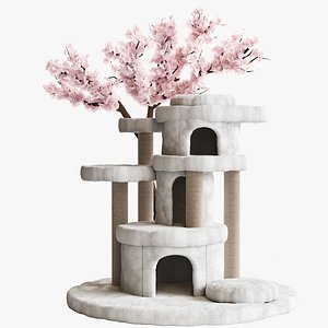 3D model A house for a cat