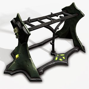 Undead weapon rack