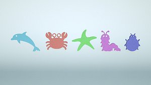 Bathroom Stickers 3D model