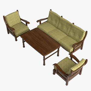 3d model furniture oak