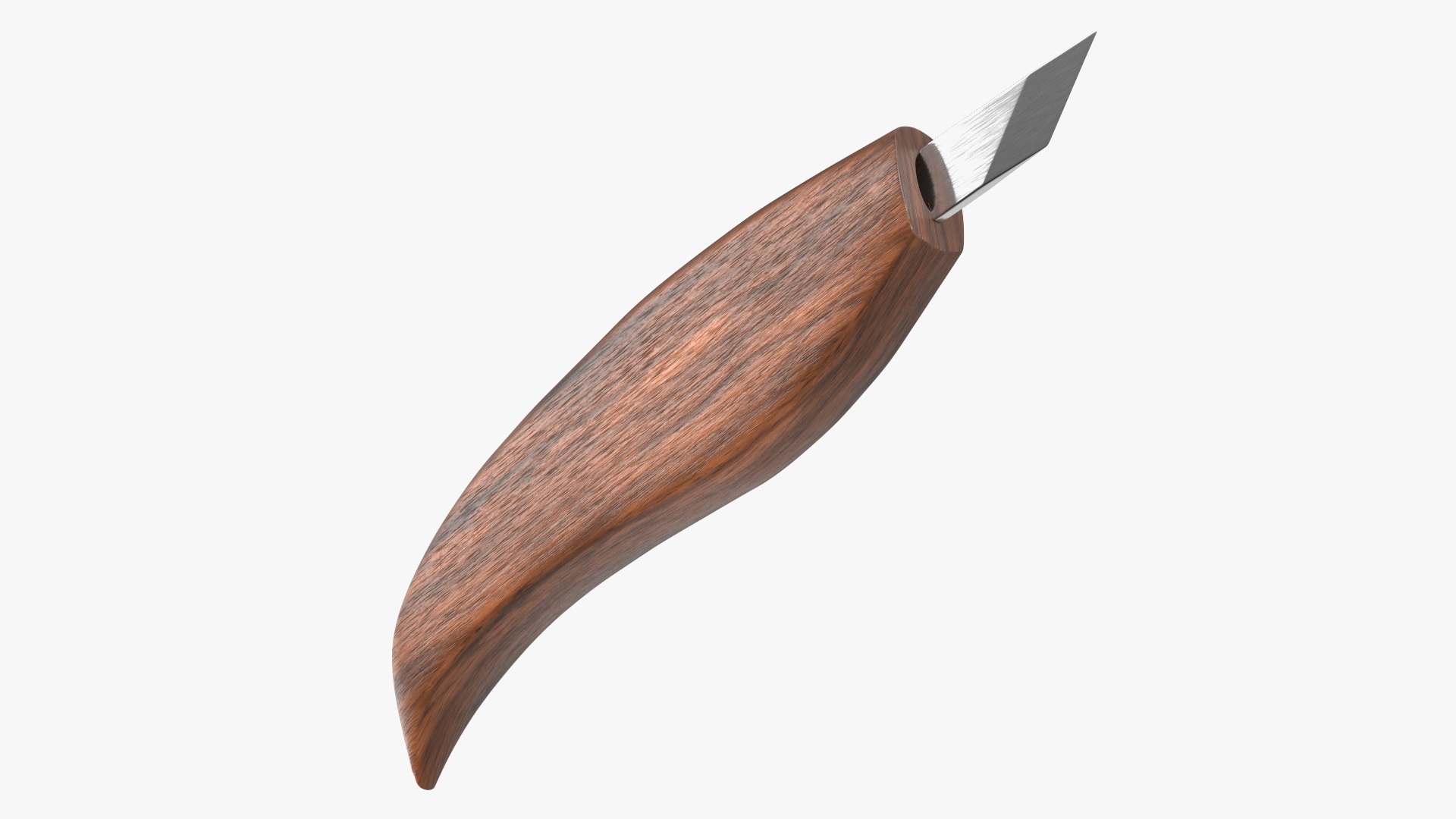 Whittling Wood Knife 3D model preview