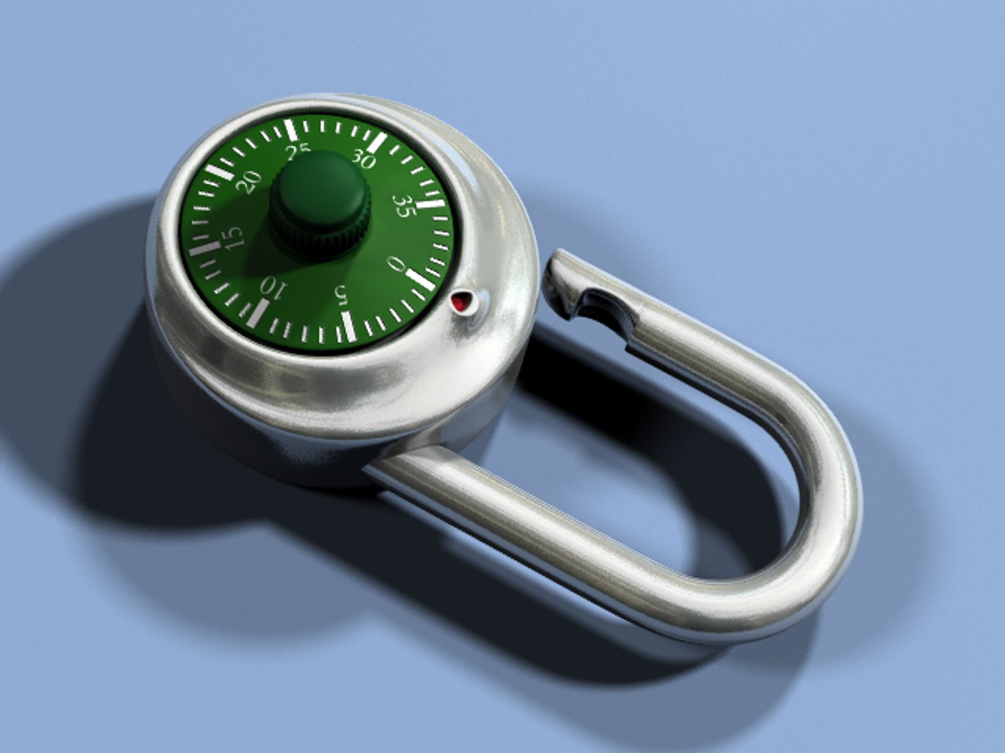 Combination Padlock Obj