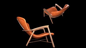 Silhouette Armchair 3D model 3D model