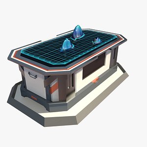 max futuristic small table