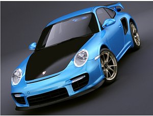 3d porsche 911 gt2 rs model