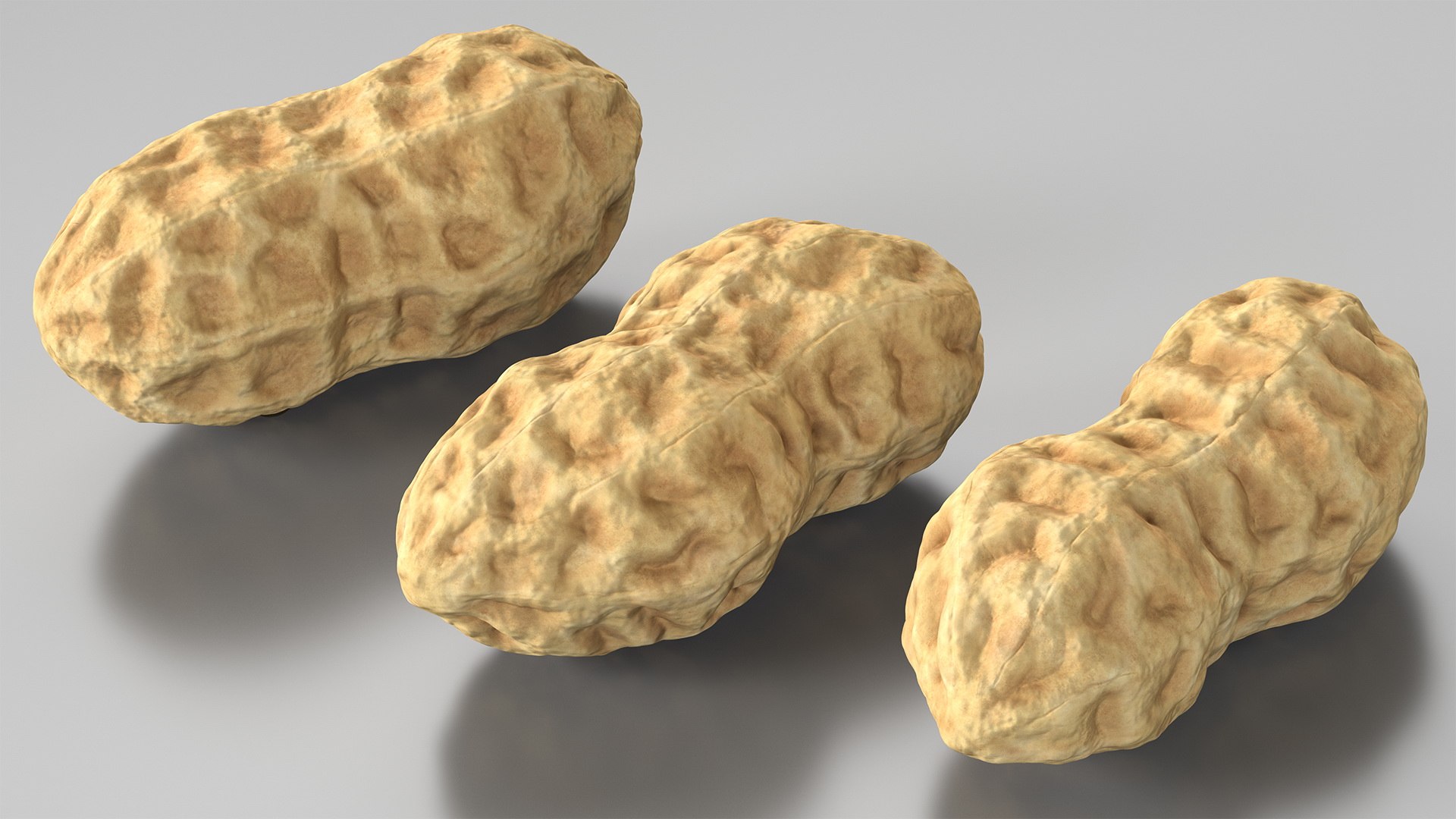 Whole Peanuts 3D model preview