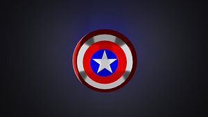 Captain America Shield - Marvel Avengers 3D Model Game Ready free