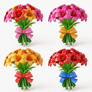 Stylized Lily Bouquet Pack