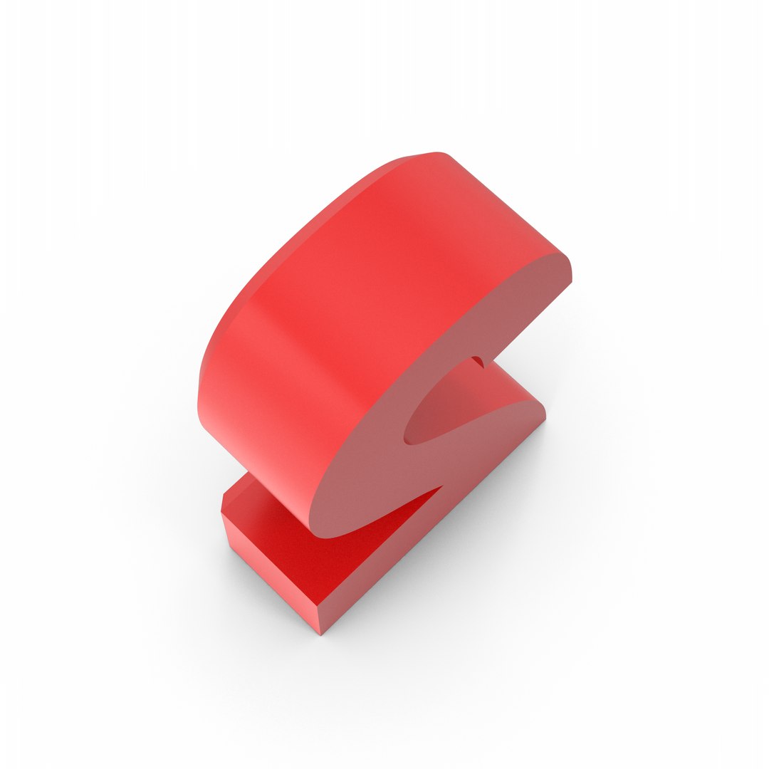 3D Red Number 2 - TurboSquid 2241924
