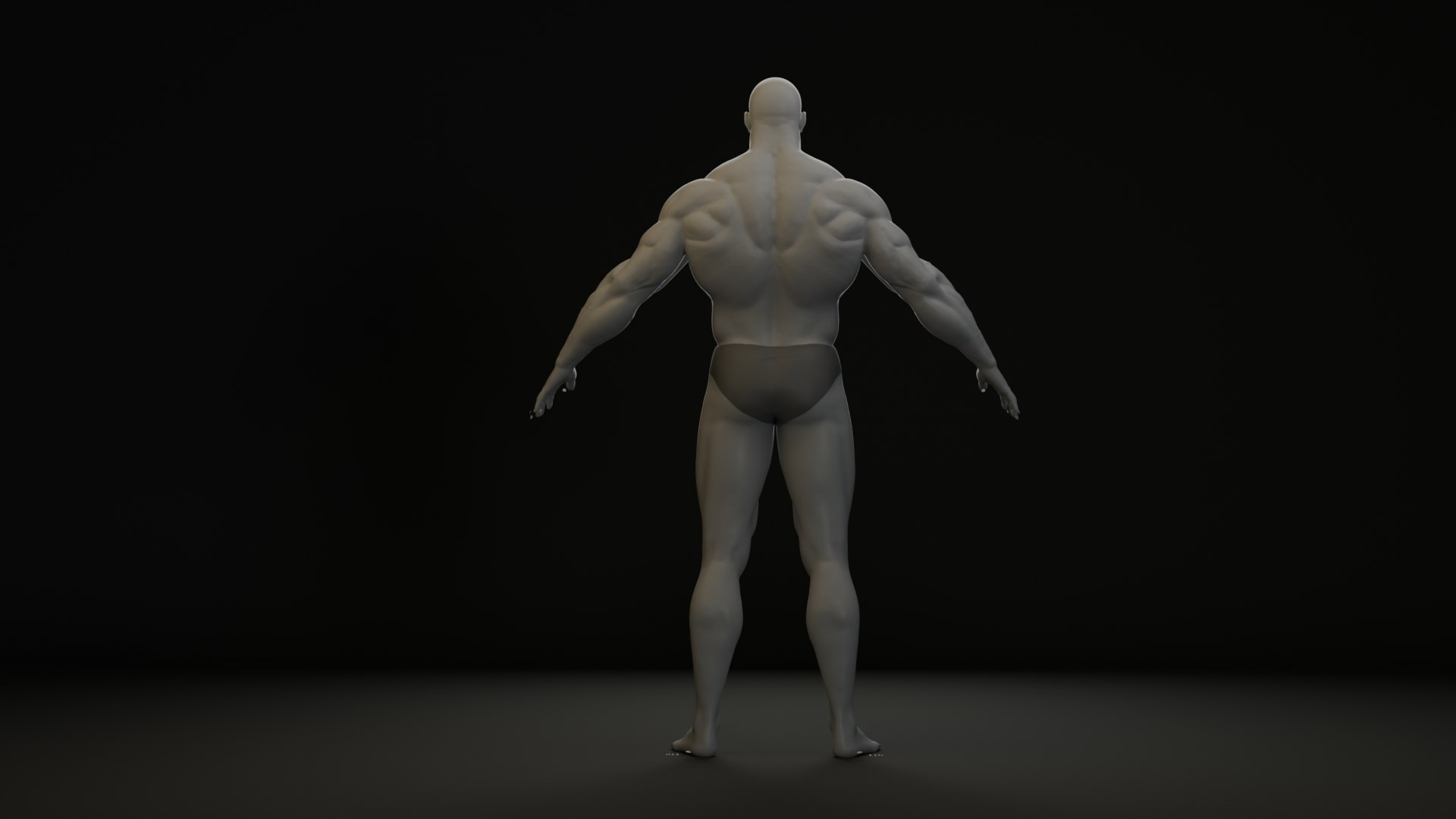3D Model Base Mesh Bodybuilder Low-poly 3D Model - TurboSquid 2371338
