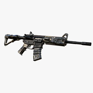 Advanced M4 rifle 3D model