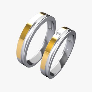 Weddding ring 48 3D model