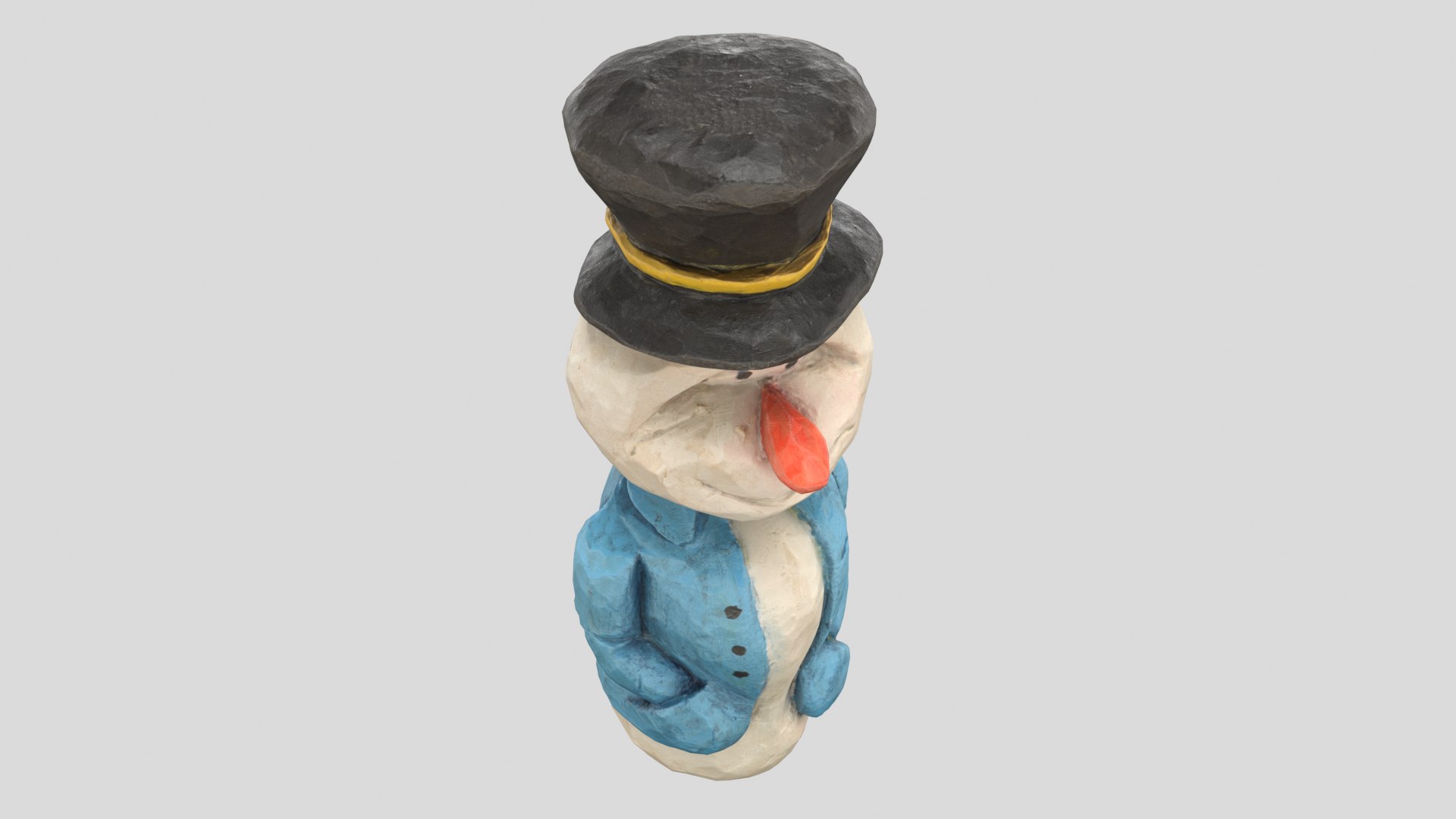 carved wooden snowman 3D model https://p.turbosquid.com/ts-thumb/RM/TIBAiE/LlKw5um2/carvedsnowman_r6/png/1602696700/1920x1080/fit_q87/b91e0cc42d7906df3598e57441be7fe5bbf5ebd2/carvedsnowman_r6.jpg