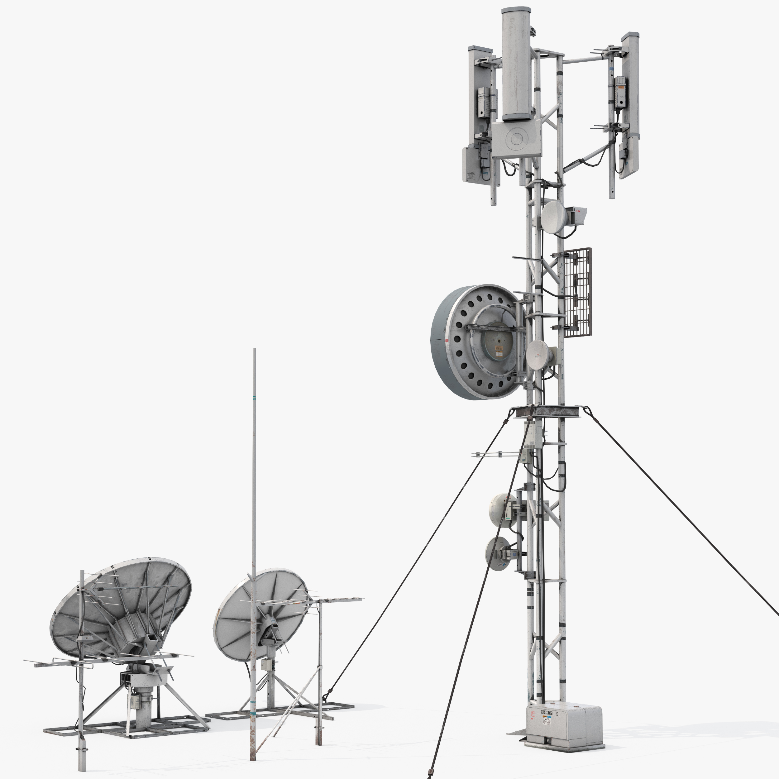 Antennas modular towers 3D model - TurboSquid 1399300