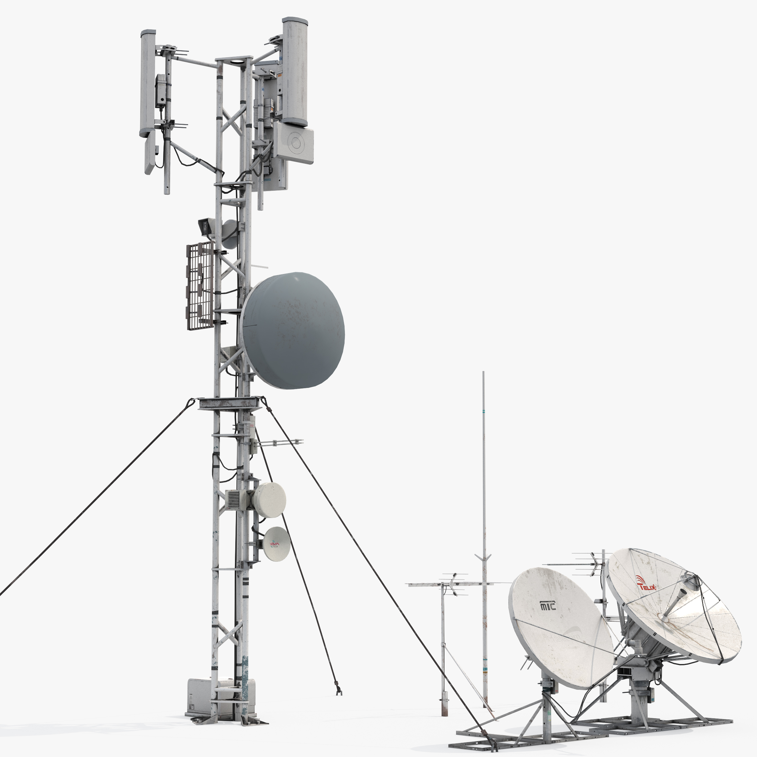 Antennas modular towers 3D model - TurboSquid 1399300