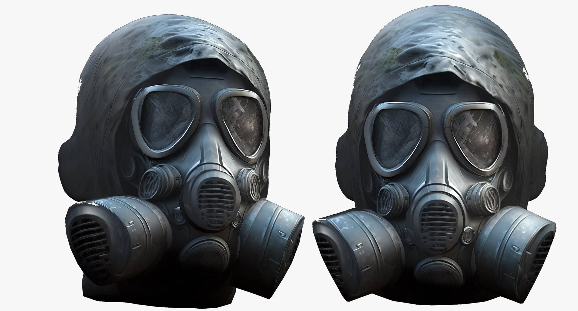 Gas mask protection plastic Black 3D 3D model - TurboSquid 2041274