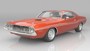 1970 Dodge Challenger R-T Hemi 3D model