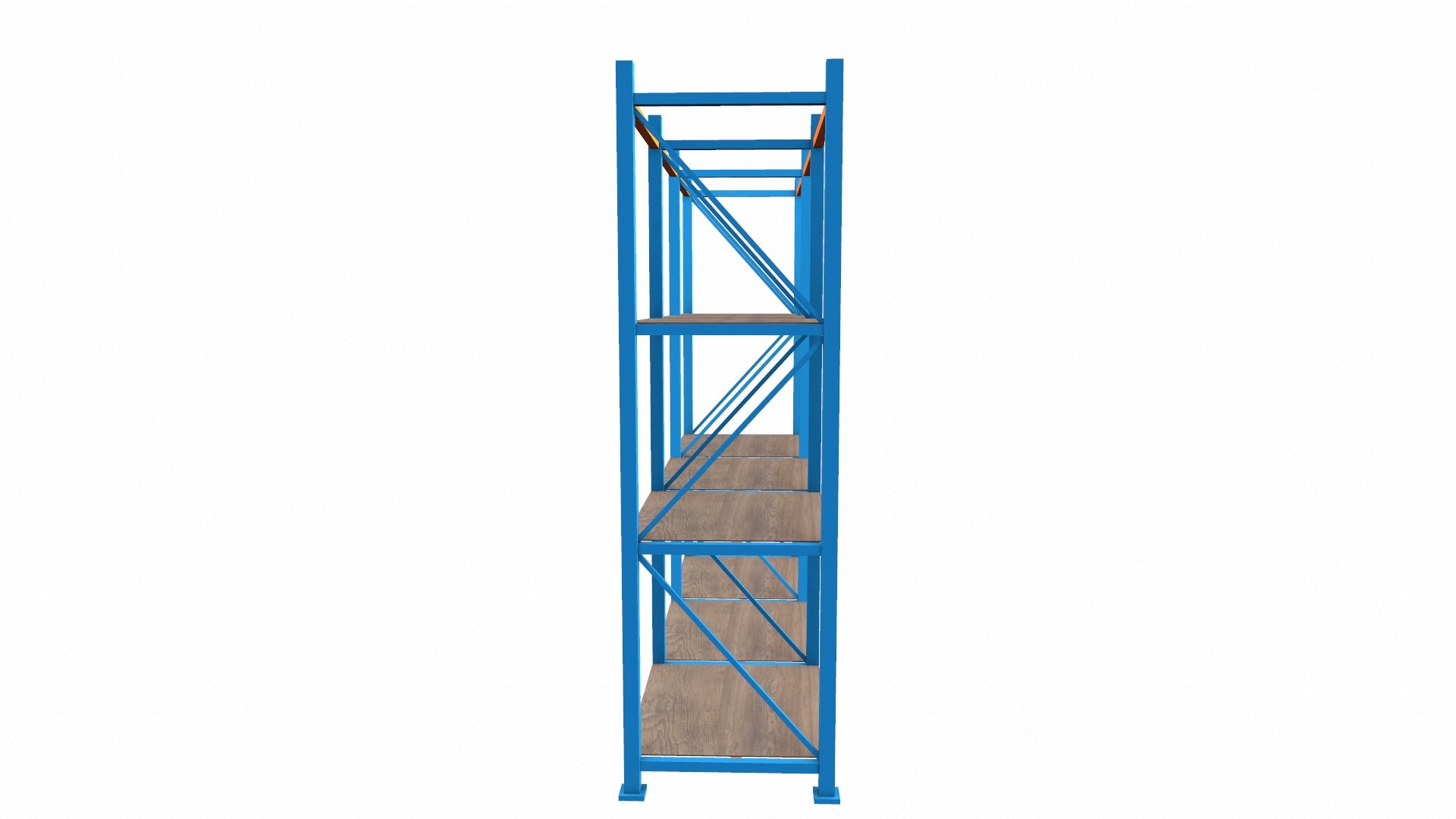 Industrial Pallet Racking 3D Model - TurboSquid 2342072