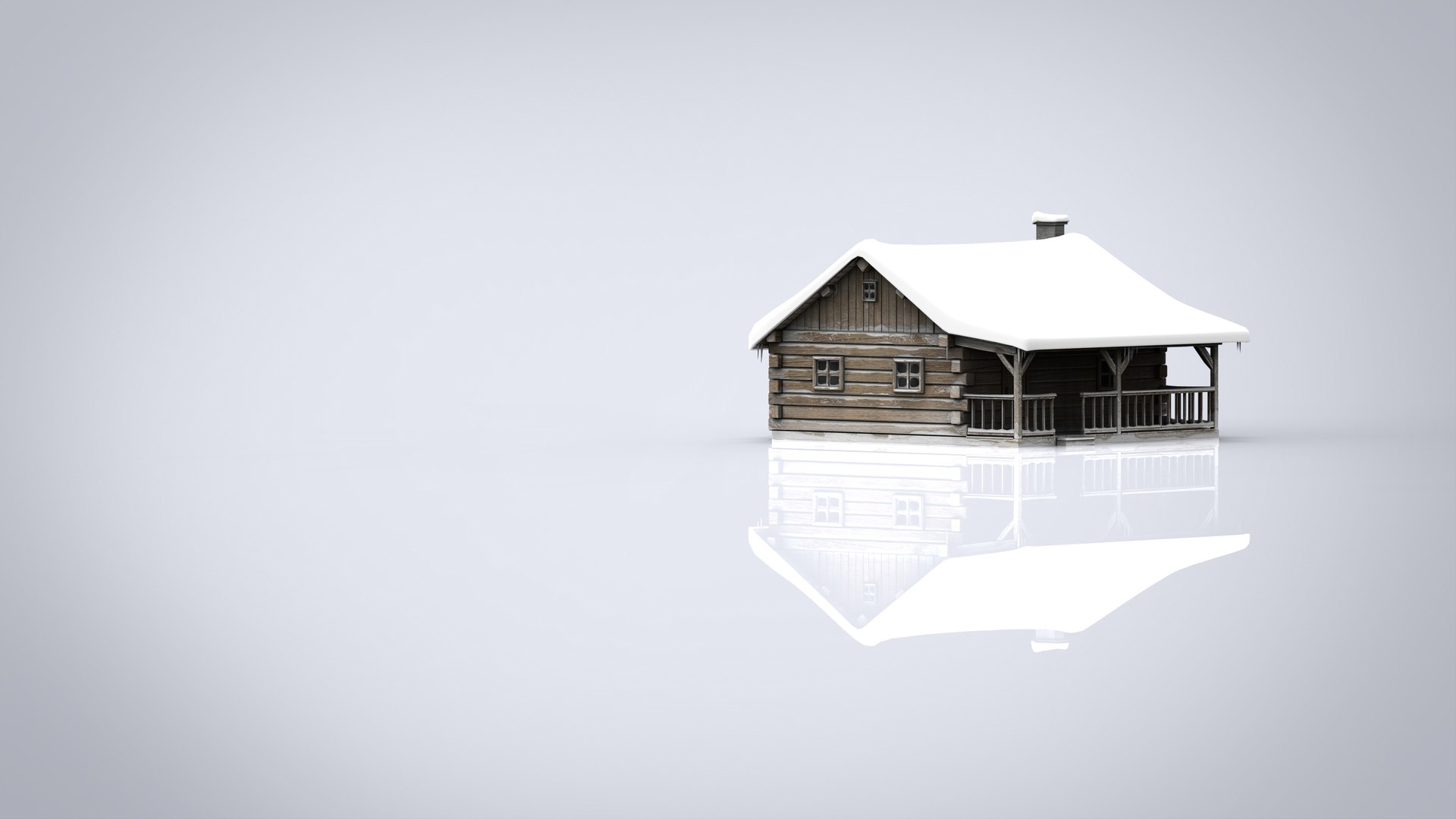 3D log cabin model - TurboSquid 1351269