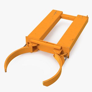3D Single Drum Grab Lifter Forklift Attachment