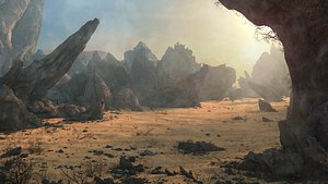 Sunset Desert Environment