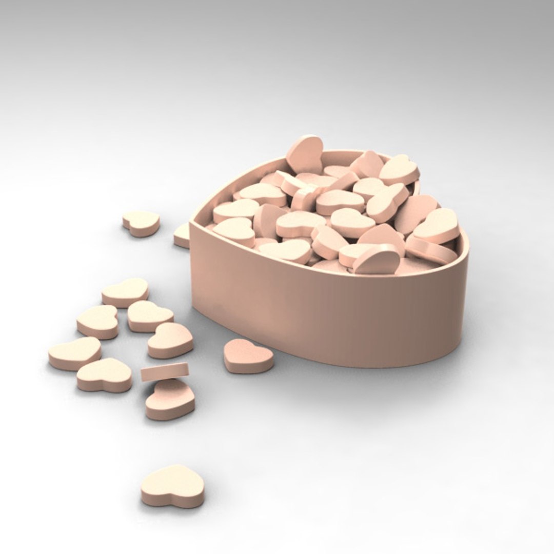 Candy Box 3d Model